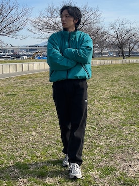 「L.L.Bean（エルエルビーン）のアイテム（ナイロンジャケット）」を使った、taiyoさん（メンズ・166cm）の冬コーディネート