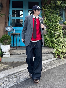 「アイテム（フォーマルスーツ/小物）」を使った、taiyoさん（メンズ・164cm）の秋コーディネート