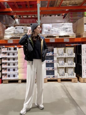 「WILD THINGS（ワイルドシングス）のアイテム」を使った、33aayさん（レディース・166cm）の冬コーディネート