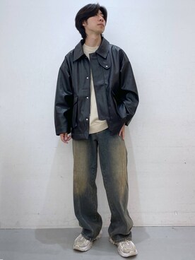 「アイテム（ブルゾン）」を使った、ひろさん（メンズ・170cm・20代）の秋コーディネート