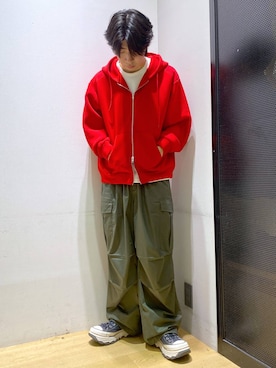 「LAKOLE（ラコレ）のアイテム」を使った、ひろさん（メンズ・170cm）の秋コーディネート