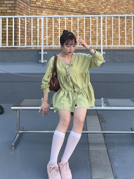 「PUMA（プーマ）のアイテム」を使った、nanacoさん（骨格ナチュラル・レディース・162cm）の秋コーディネート