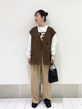 ayakaさん（レディース・154cm）の春コーディネート