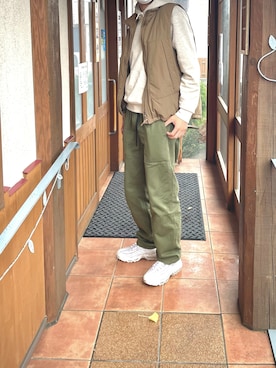 「アイテム（ダウンベスト）」を使った、toppoさん（メンズ・183cm・20代）の秋コーディネート
