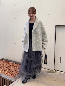 「アイテム（スカート）」を使った、MIKIさん（レディース・153cm・20代）の秋コーディネート