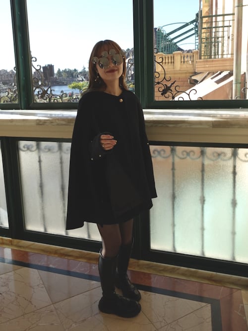 セール】【一部店舗限定】ウール混マント ケープ（ポンチョ）｜EMMA