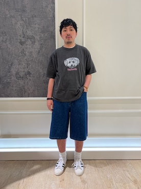 「GLOSTER（グロスター）のアイテム」を使った、kazuさん（メンズ・171cm）の夏コーディネート