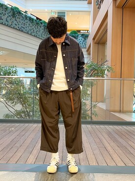 「fredy emue（フレディエミュ）のアイテム（ジャケット/アウター）」を使った、kazuさん（メンズ・171cm）の春コーディネート