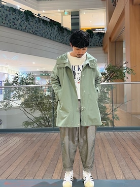 「fredy emue（フレディエミュ）のアイテム（ジャケット/アウター）」を使った、kazuさん（メンズ・171cm）の春コーディネート