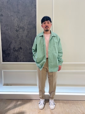 「ARMY TWILL（アーミーツイル）のアイテム（トップス）」を使った、kazuさん（メンズ・171cm）の春コーディネート
