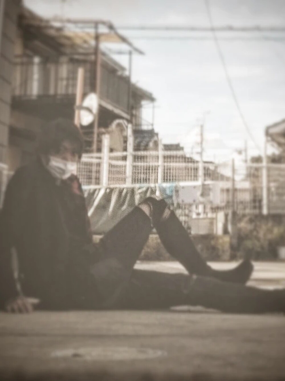 「STEFANOROSSI、ヴィジュアル系、革夜柚希」｜「Buffalo Bobsのアイテム（チノパンツ、ブラック系）」を使った、yuthukiofficialさん（メンズ・190cm）の冬コーディネートの1枚目の写真