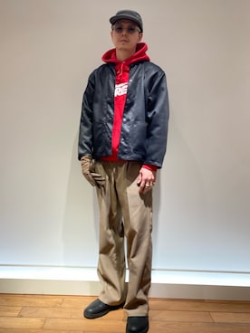 「Casselini（キャセリーニ）のアイテム」を使った、miyazakitakuroさん（メンズ・171cm）の冬コーディネート