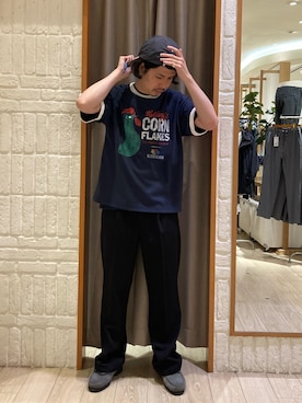 「halo commodity（ハロ　コモディティー）のアイテム」を使った、miyazakiさん（メンズ・171cm）の春コーディネート