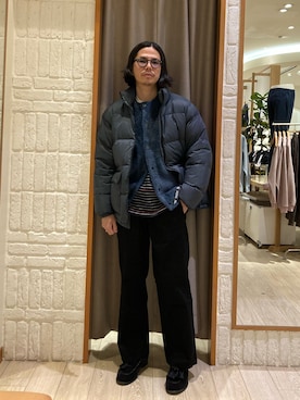 「アイテム（ジャケット/アウター）」を使った、miyazakiさん（メンズ・171cm）の冬コーディネート