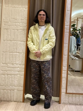 「GLOSTER（グロスター）のアイテム（パンツ）」を使った、miyazakiさん（メンズ・171cm）の春コーディネート