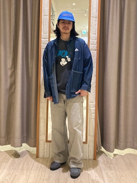 「ミッキー」｜miyazakiさん（メンズ・171cm）の春コーディネート