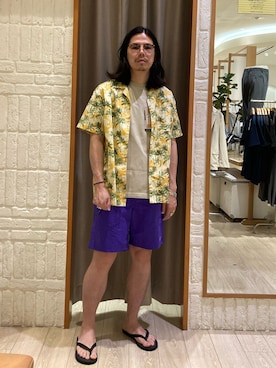 「Eddie Bauer（エディーバウアー）のアイテム」を使った、miyazakiさん（メンズ・171cm）の夏コーディネート