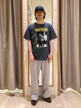 「GOOD ROCK SPEED（グッドロックスピード）のアイテム（帽子）」を使った、miyazakiさん（メンズ・171cm）の夏コーディネート