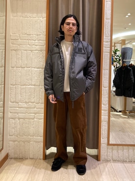 「アイテム（ジャケット/アウター）」を使った、miyazakiさん（メンズ・171cm）の秋コーディネート