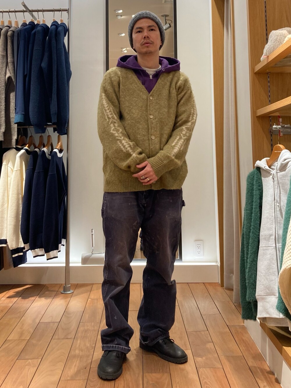 PENDLETON/ペンドルトン】別注シャギーニットカーディガン