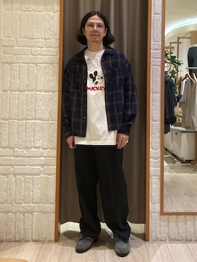 「GLOSTER（グロスター）のアイテム」を使った、miyazakiさん（メンズ・171cm）の春コーディネート