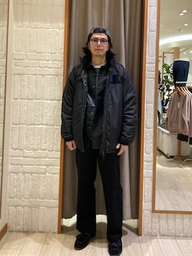 「アイテム（ジャケット/アウター）」を使った、miyazakiさん（メンズ・171cm）の冬コーディネート