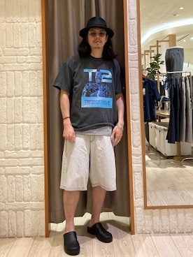 「アイテム（パンツ）」を使った、miyazakiさん（メンズ・171cm）の夏コーディネート
