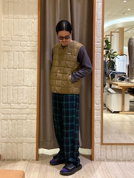 「アイテム（Tシャツ/カットソー）」を使った、miyazakiさん（メンズ・171cm）の秋コーディネート