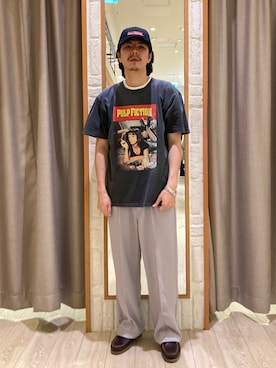 「GOOD ROCK SPEED（グッドロックスピード）のアイテム（帽子）」を使った、miyazakiさん（メンズ・171cm）の夏コーディネート