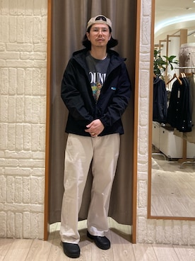 「GLOSTER（グロスター）のアイテム（パンツ）」を使った、miyazakiさん（メンズ・171cm）の春コーディネート