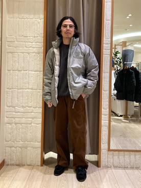 「アイテム（ジャケット/アウター）」を使った、miyazakiさん（メンズ・171cm）の秋コーディネート