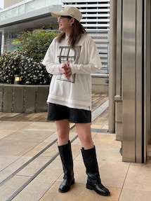 バックルコンビロングブーツ｜アングリッド（Ungrid