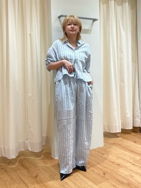 工藤李奈さん（レディース・159cm）の夏コーディネート