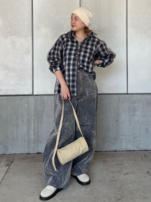 ungrid チュールレイヤードルーズシャツ アングリッド Ungrid チュール