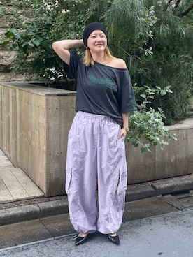 工藤李奈さん(レディース・159cm)の夏コーディネート