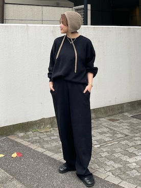 工藤李奈さん（レディース・159cm）の冬コーディネート