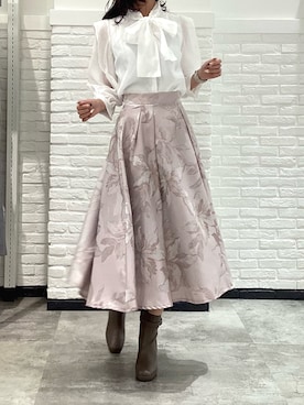 「MISCH MASCH（ミッシュマッシュ）のアイテム」を使った、モゾ店さん（骨格ウェーブ・レディース・170cm）の秋コーディネート