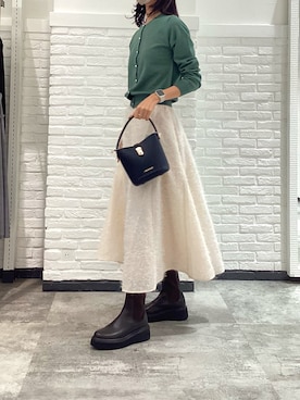 「MISCH MASCH（ミッシュマッシュ）のアイテム」を使った、モゾ店さん（骨格ウェーブ・レディース・170cm）の秋コーディネート