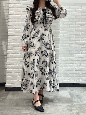 「MISCH MASCH（ミッシュマッシュ）のアイテム」を使った、モゾ店さん（骨格ストレート・レディース・153cm）の秋コーディネート