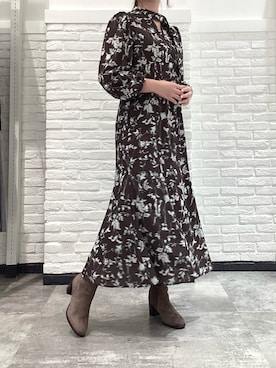 「MISCH MASCH（ミッシュマッシュ）のアイテム」を使った、モゾ店さん（骨格ウェーブ・レディース・160cm）の秋コーディネート