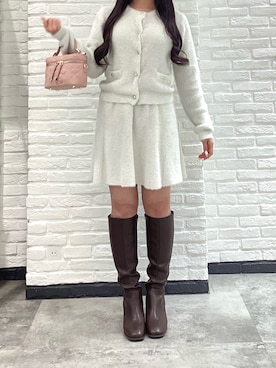 「MISCH MASCH（ミッシュマッシュ）のアイテム」を使った、モゾ店さん（骨格ストレート・レディース・153cm）の秋コーディネート