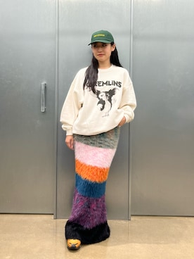 「JOINT WORKS（ジョイントワークス）のアイテム（帽子）」を使った、bbyaoingさん（レディース・154cm）の秋コーディネート