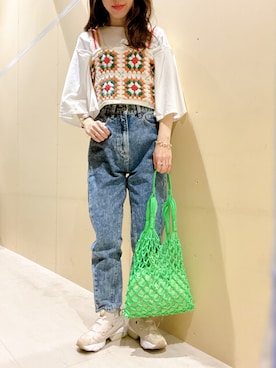 「アイテム（その他トップス）」を使った、MIHO.さん（レディース・156cm・20代）の春コーディネート