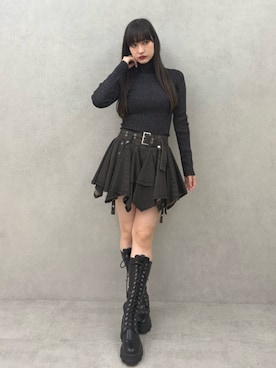 「甘辛mix」｜ALYSHIAさん（レディース・167cm）の夏コーディネート