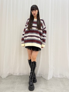 「甘辛mix」｜ALYSHIAさん（レディース・167cm）の秋コーディネート