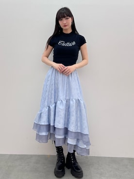 「jouetie（ジュエティ）のアイテム」を使った、ALYSHIAさん（骨格ウェーブ・レディース・167cm）の春コーディネート