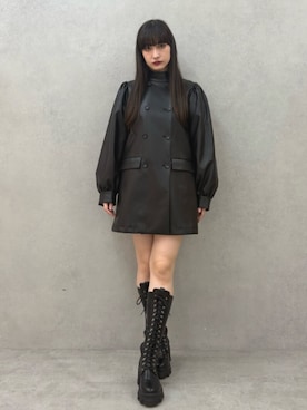 「アイテム（その他アウター）」を使った、ALYSHIAさん（レディース・167cm）の夏コーディネート
