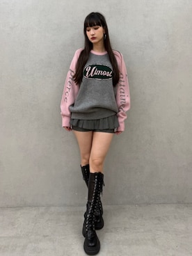 「甘辛mix」｜ALYSHIAさん（レディース・167cm）の秋コーディネート