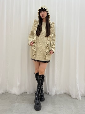 「甘辛mix」｜ALYSHIAさん（レディース・167cm）の秋コーディネート