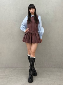 シャツドッキングミニワンピース｜ジュエティ（jouetie）公式通販